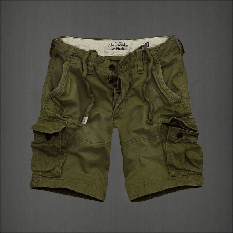 Abercrombie Fitch Hombres Cargo Patalón Corto AF7522